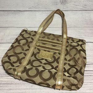 COACH Canvas Tote Bag